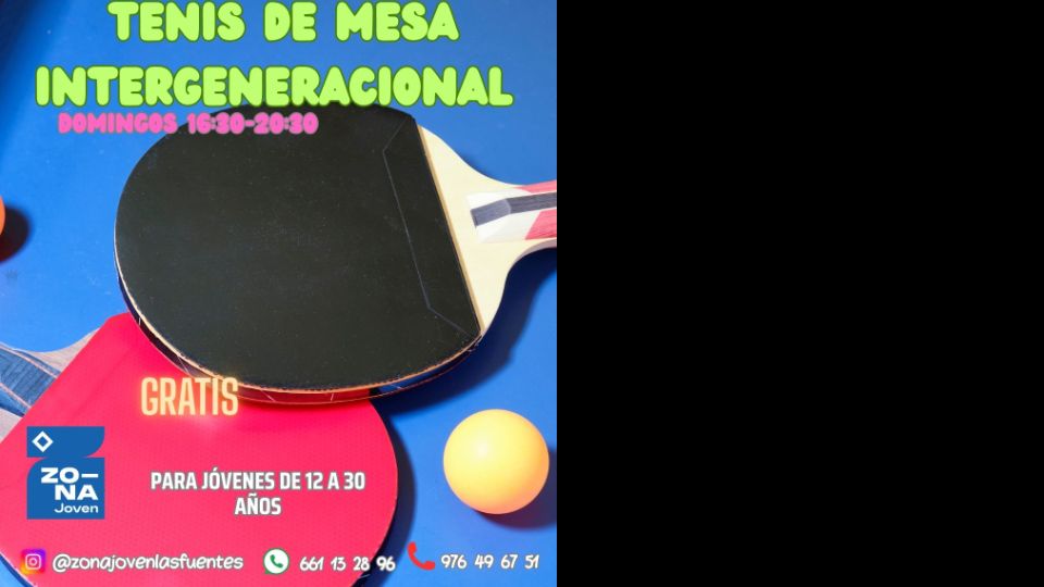 Tenis Mesa Intergeneracional