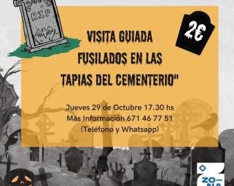 Visita guiada en las tapias del cementerio