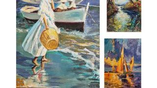 Exposición Costumbrismo y Paisajes de Delfin Campos