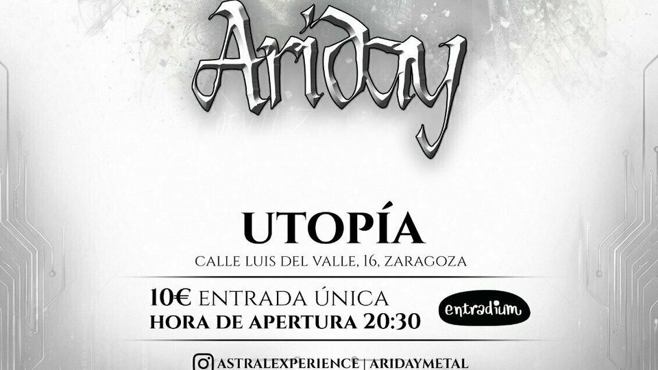 Astral Experience + Ariday - Sala Utopía