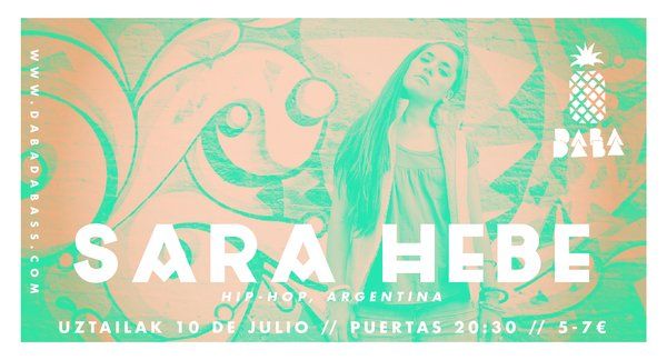 Sara Hebe en Zaragoza
