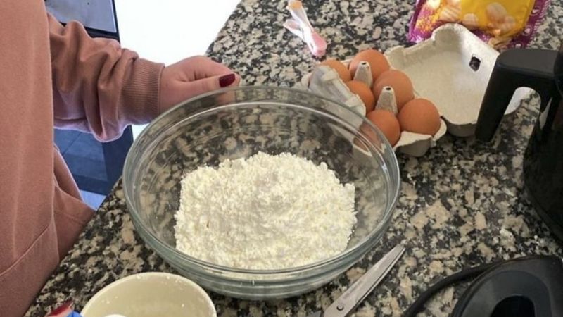 Taller de quiche de bacon y queso