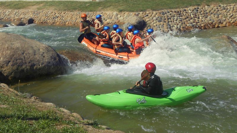 Paseo en kayak por el Ebro