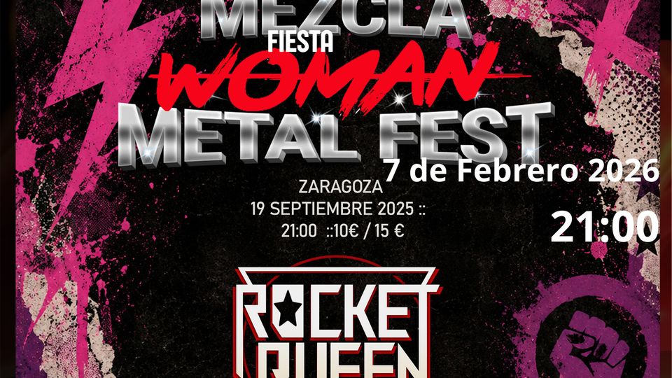 ROCKETQUEEN y el trastero fiesta woman utopia 21:00