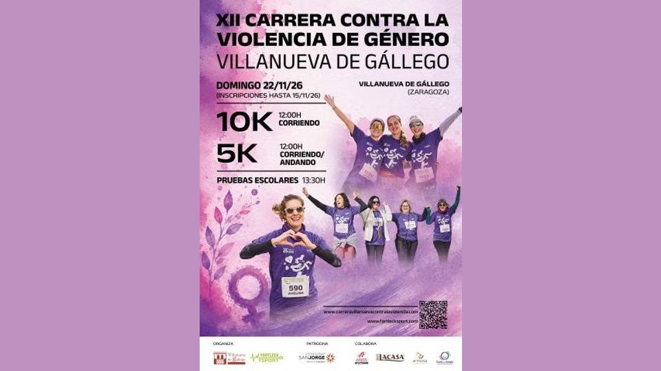 XII Carrera contra la violencia de género