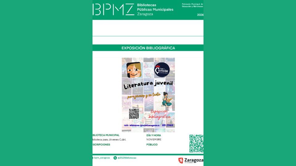 Exposición bibliográfica de literatura juvenil