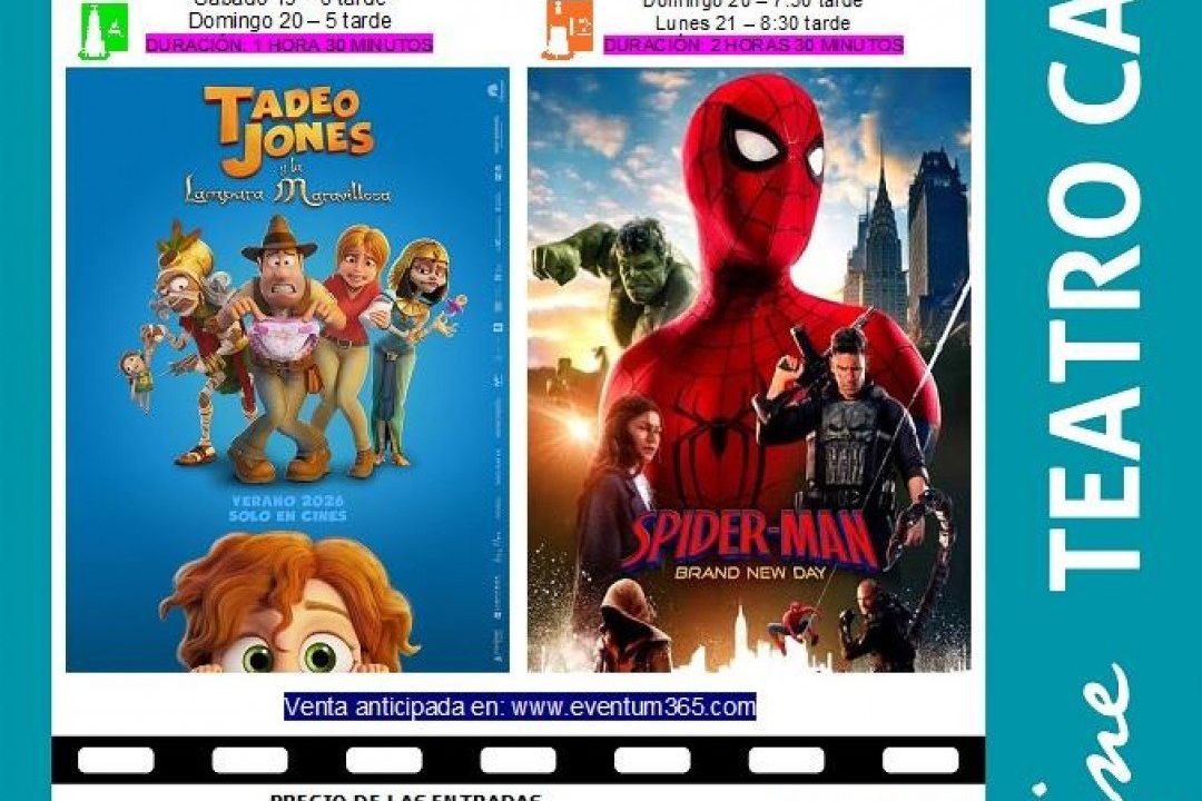 Tadeo Jones y también Spiderman