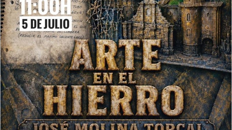 Exposición de arte en el hierro de José Molina Torcal