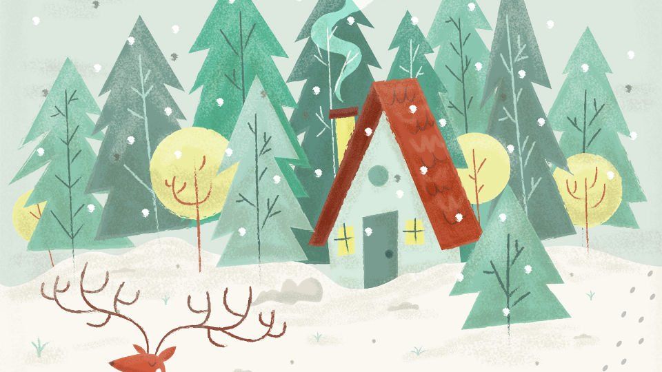 Taller postales navideñas