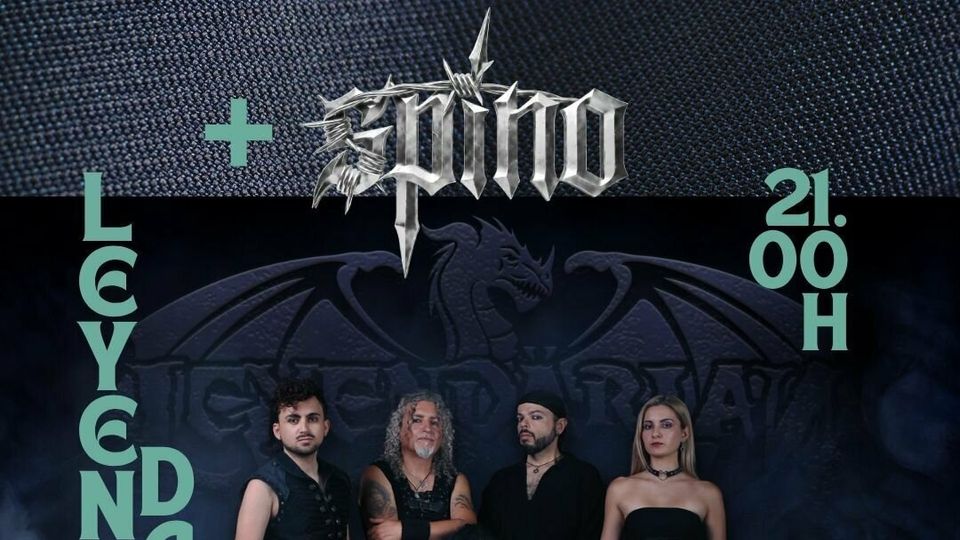 LEYENDÄRIAN (BCN) + SPINO (ZGZ) en SALA CREEDENCE - Zaragoza