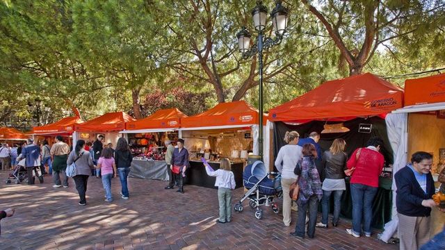 La muestra de artesanía que vuelve a dar vida a la plaza de los Sitios en el Pilar