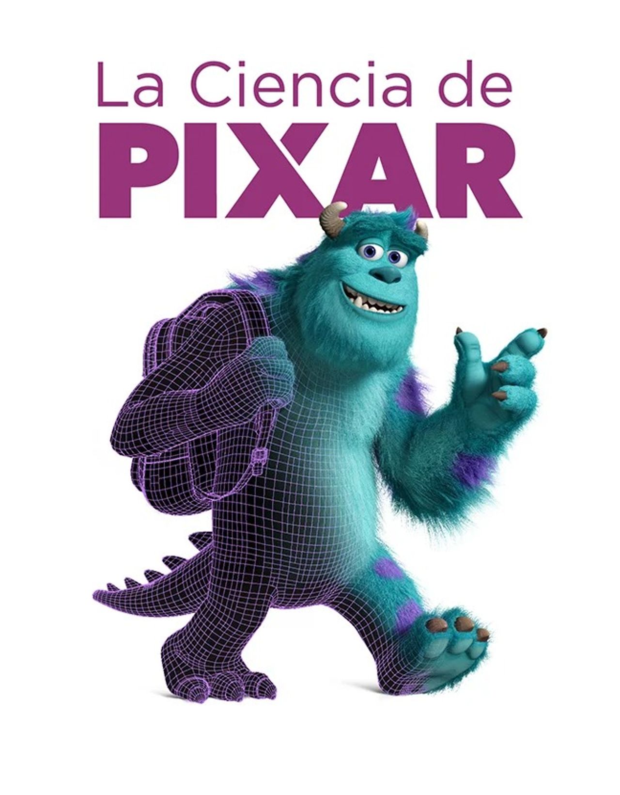 Cartel "La ciencia de Pixar". Foto: CaixaForum Zaragoza.