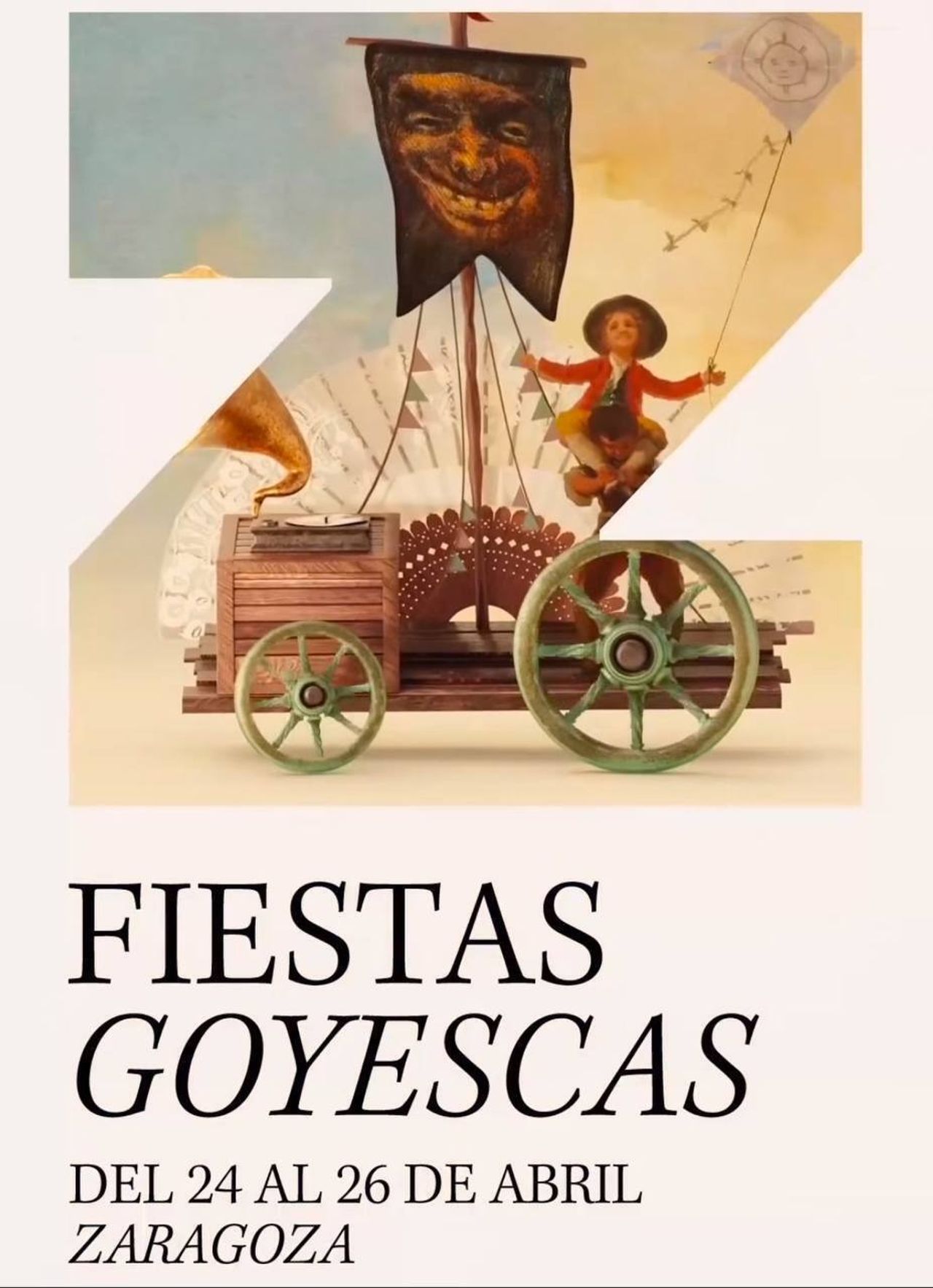 Cartel Fiestas Goyescas. Foto: Goya Zaragoza.