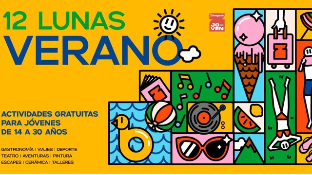 12 Lunas Verano 2026 alarga el ocio juvenil en Zaragoza hasta septiembre