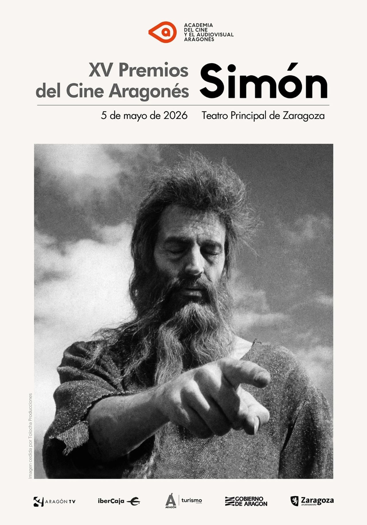 Cartel Premios Simón. Foto: Academia del Cine Aragonés. 